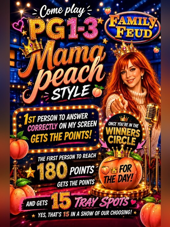 Other - PG13 Family Feud💃 all one word answers